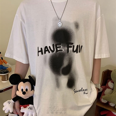 市场上装-T恤-微潮T恤
