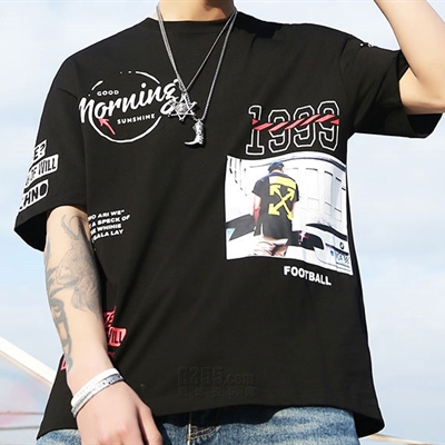 市场上装-T恤-微潮T恤