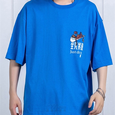 市场上装-T恤-微潮T恤