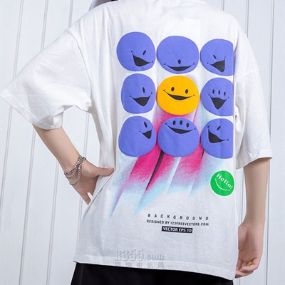 市场上装-T恤-微潮T恤