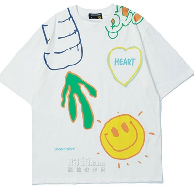 市场上装-T恤-微潮T恤