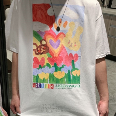 市场上装-T恤-休闲T恤