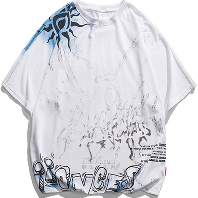 市场上装-T恤-微潮T恤