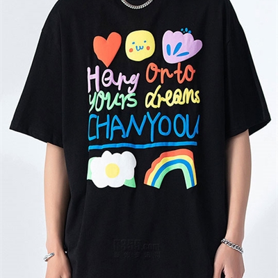 市场上装-T恤-休闲T恤