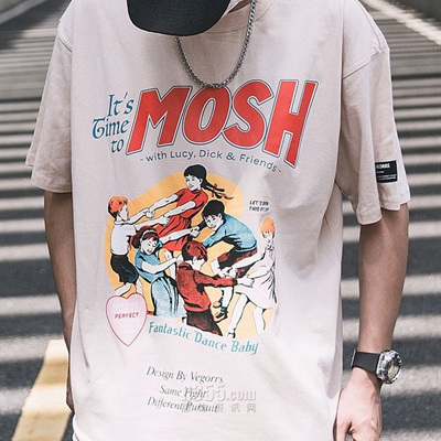 市场上装-T恤-休闲T恤