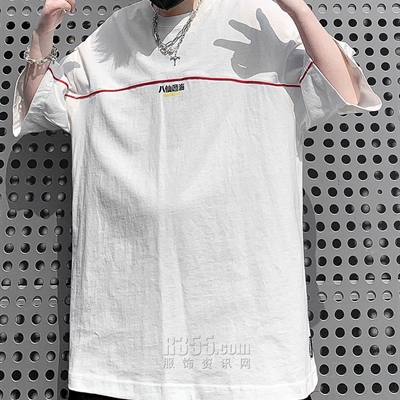 市场上装-T恤-微潮T恤