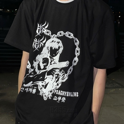 市场上装-T恤-微潮T恤