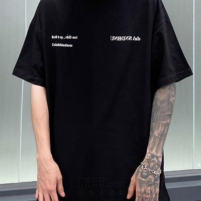 市场上装-T恤-微潮T恤