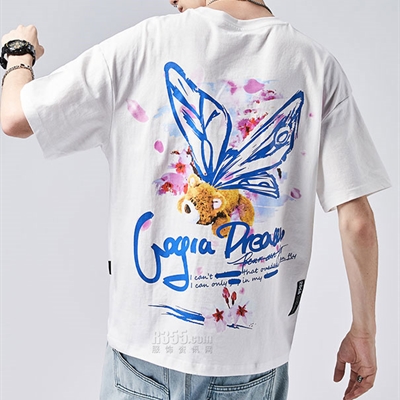 市场上装-T恤-微潮T恤