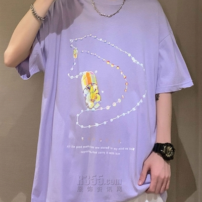 市场上装-T恤-微潮T恤