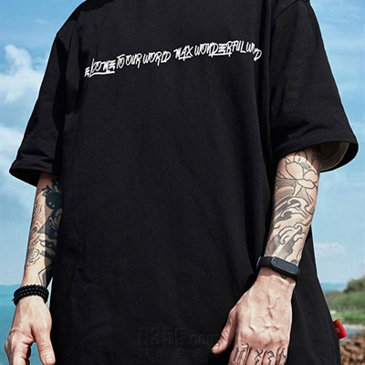 市场上装-T恤-微潮T恤