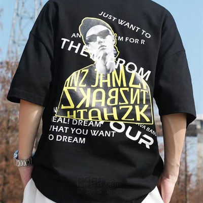 市场上装-T恤-微潮T恤