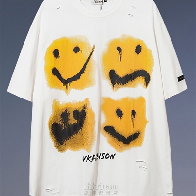 市场上装-T恤-微潮T恤