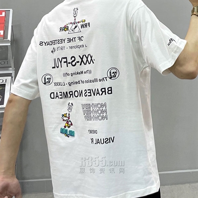 市场上装-T恤-休闲T恤