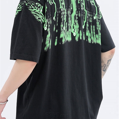 市场上装-T恤-微潮T恤