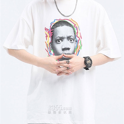 市场上装-T恤-微潮T恤