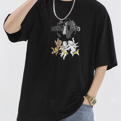 市场上装-T恤-微潮T恤