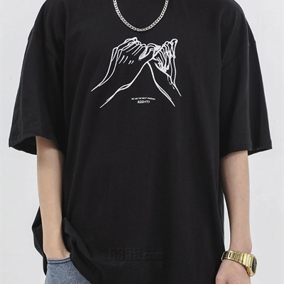 市场上装-T恤-微潮T恤