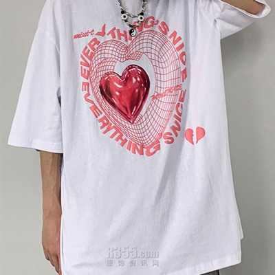 市场上装-T恤-微潮T恤