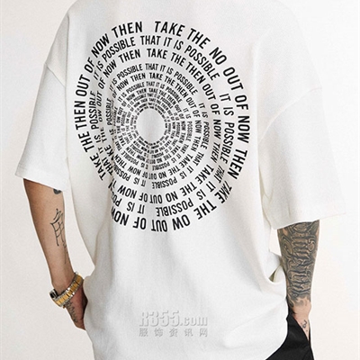 市场上装-T恤-微潮T恤