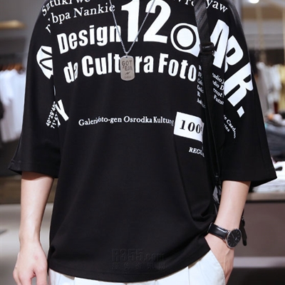 市场上装-T恤-微潮T恤