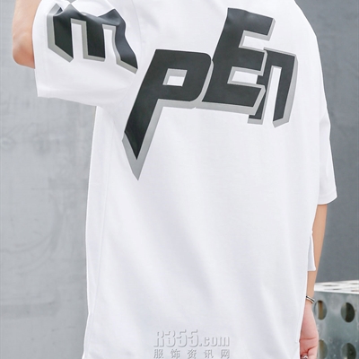 市场上装-T恤-微潮T恤