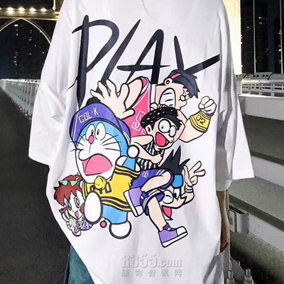 市场上装-T恤-微潮T恤