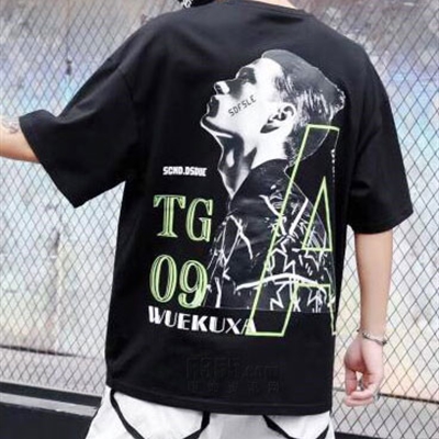 市场上装-T恤-微潮T恤