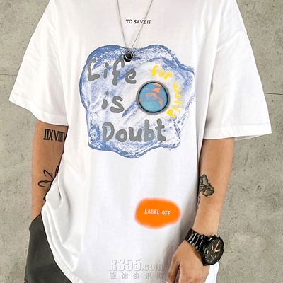 市场上装-T恤-微潮T恤