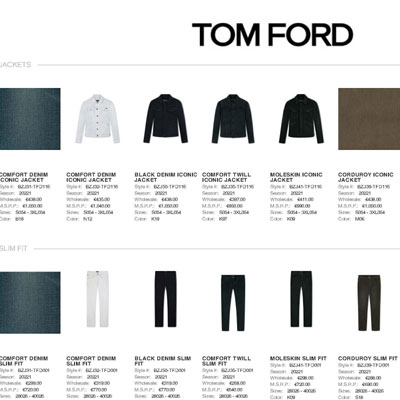 2022春夏_Tom Ford_服装_欧洲大牌资料
