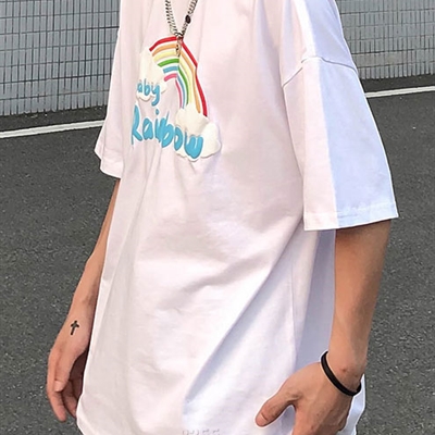 市场上装-T恤-微潮T恤