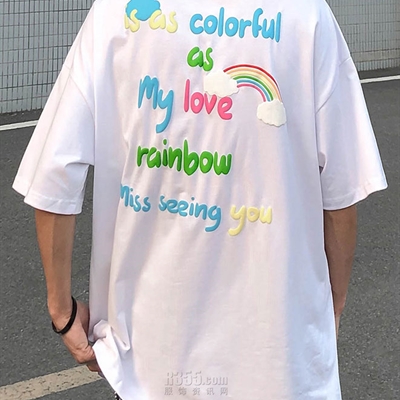 市场上装-T恤-微潮T恤