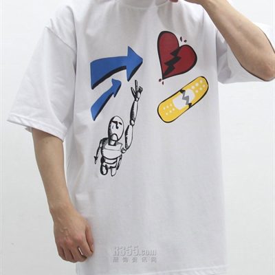 市场上装-T恤-微潮T恤