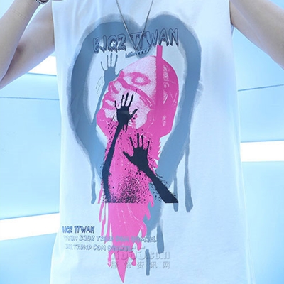 市场上装-T恤-微潮T恤