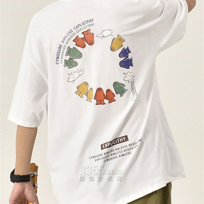 市场上装-T恤-微潮T恤