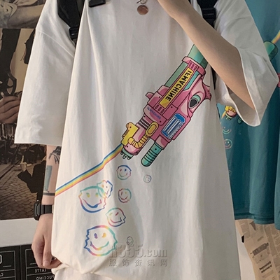 市场上装-T恤-微潮T恤