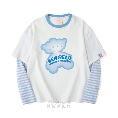 设计师品牌-长袖-微潮T恤