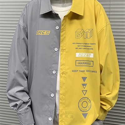 市场上装-衬衫-微潮衬衫