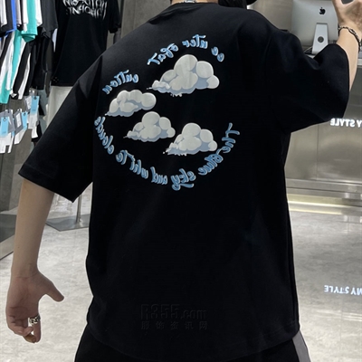 市场上装-T恤-微潮T恤