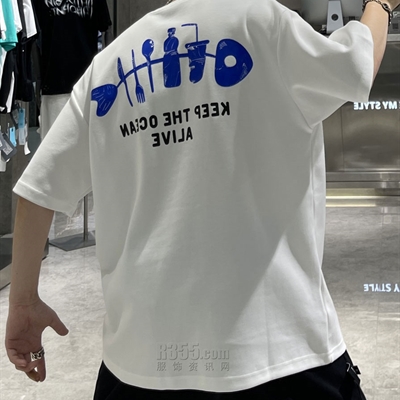 市场上装-T恤-微潮T恤