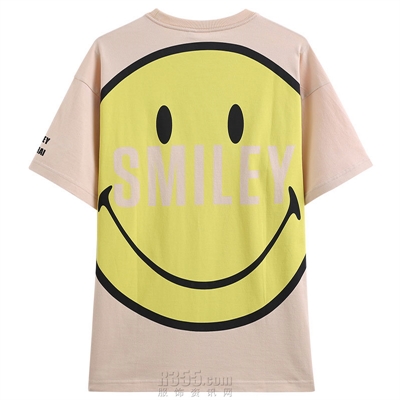 商场品牌-短袖-T恤【oniaraiX smiley】