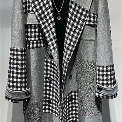 市场上装-中长外套-休闲中长外套【实拍】