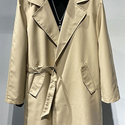 市场上装-中长外套-休闲中长外套【实拍】