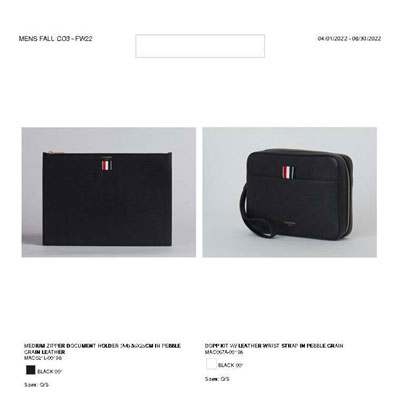 2022秋冬_Thom Browne_配件_欧洲大牌资料