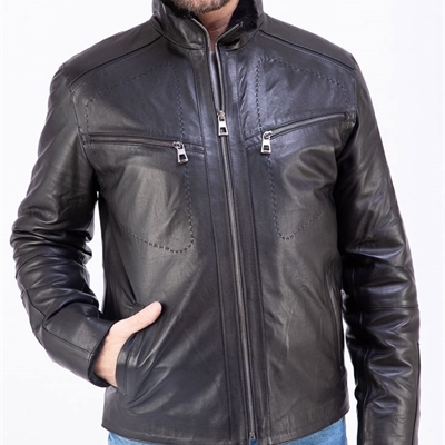 市场上装-皮衣-商务皮衣