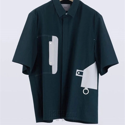 设计师品牌-短袖-微潮衬衫