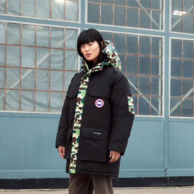 日本《BAPE x Canada Goose x CONCEPTS》2021秋冬休闲时尚男女装