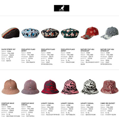 2022秋冬_Kangol _配件_欧洲大牌资料
