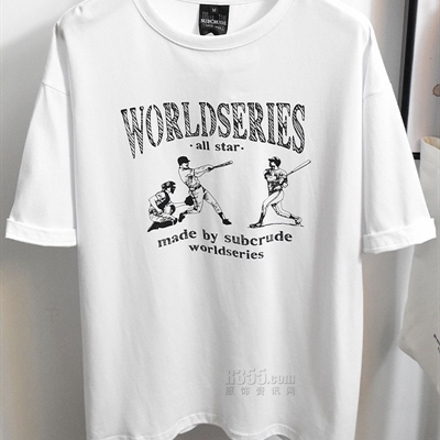 市场上装-T恤-休闲T恤【实拍】