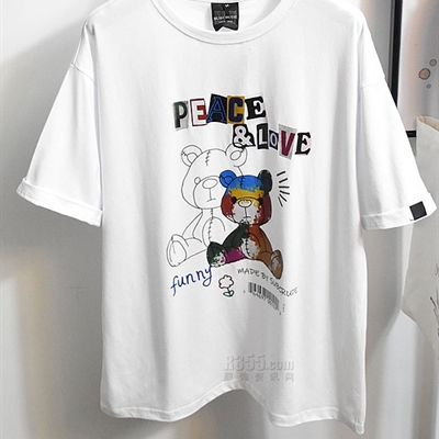 市场上装-T恤-休闲T恤【实拍】